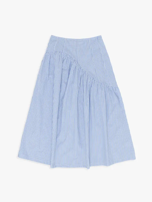 Maeve Midi Skirt - Blue Stripe sold by Lisa Says Gah