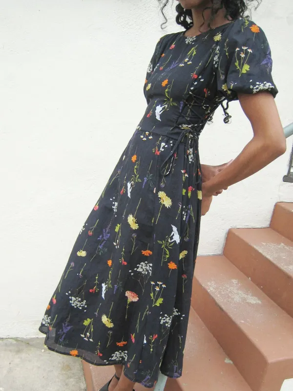 Gianna Dress - Wildflower Ink sold by Lisa Says Gah