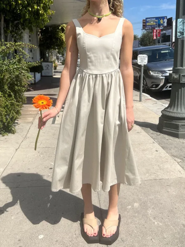 Rita Tank Dress - Stone sold by Lisa Says Gah