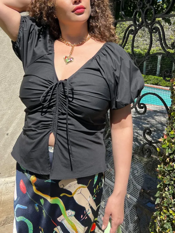 Margaret Top - Black sold by Lisa Says Gah