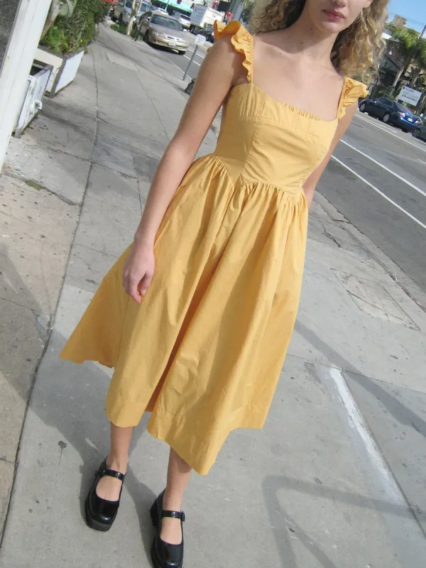 Chai Dress - Yolk sold by Lisa Says Gah