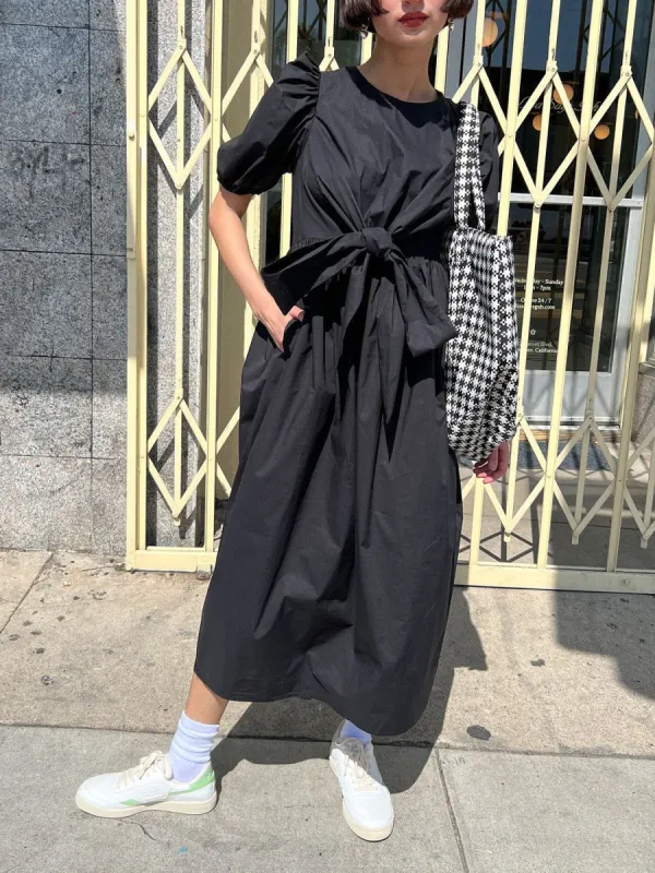 Penelope Midi Dress - Black sold by Lisa Says Gah