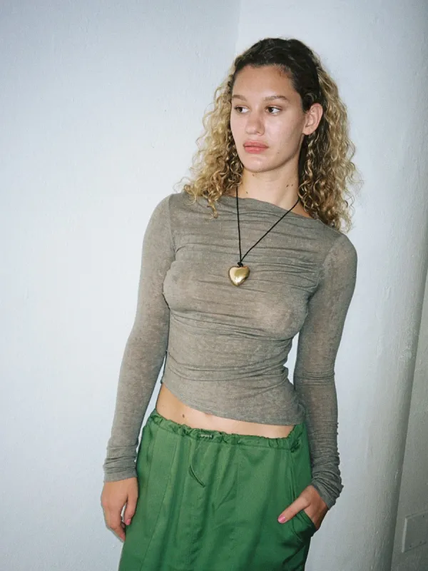 Drew Top - Khaki sold by Lisa Says Gah