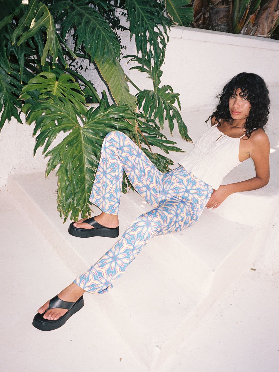 Vedado Trouser - Blue Grafitti sold by Lisa Says Gah product image thumbnail 5
