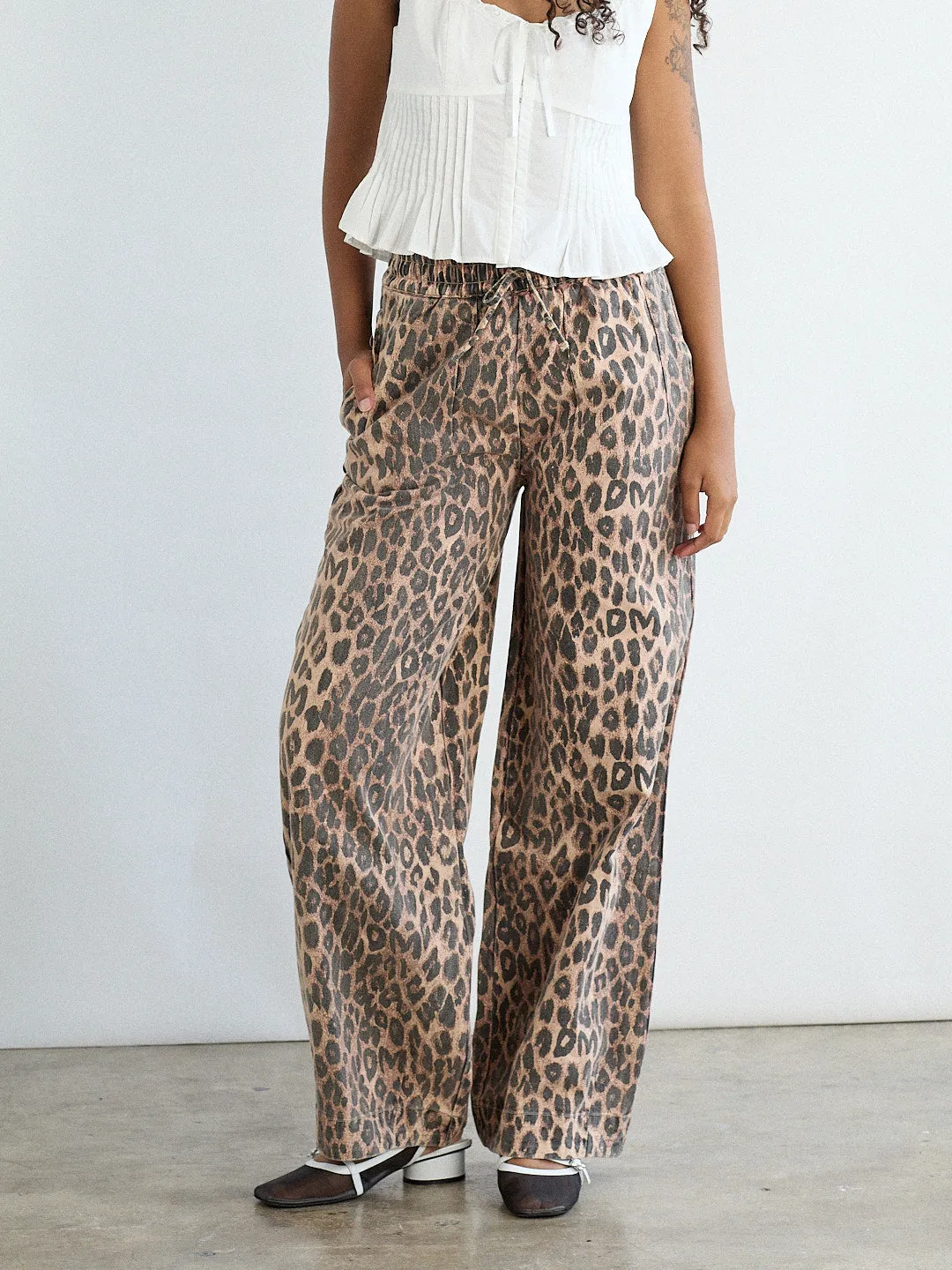 Good Nature Rafe Pant - Leopard sold by Lisa Says Gah