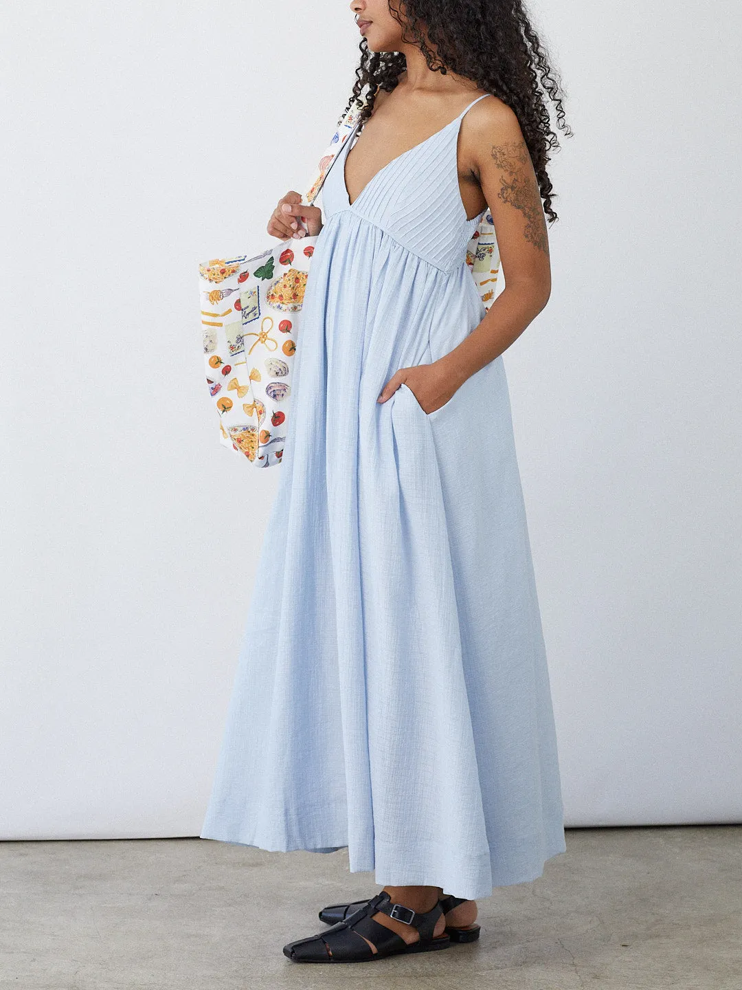 Sonatina Midi Dress - Ice Blue | Parallel
