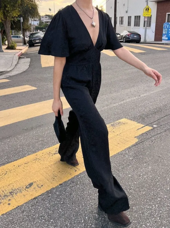 Cassandra Jumpsuit - Ink sold by Lisa Says Gah
