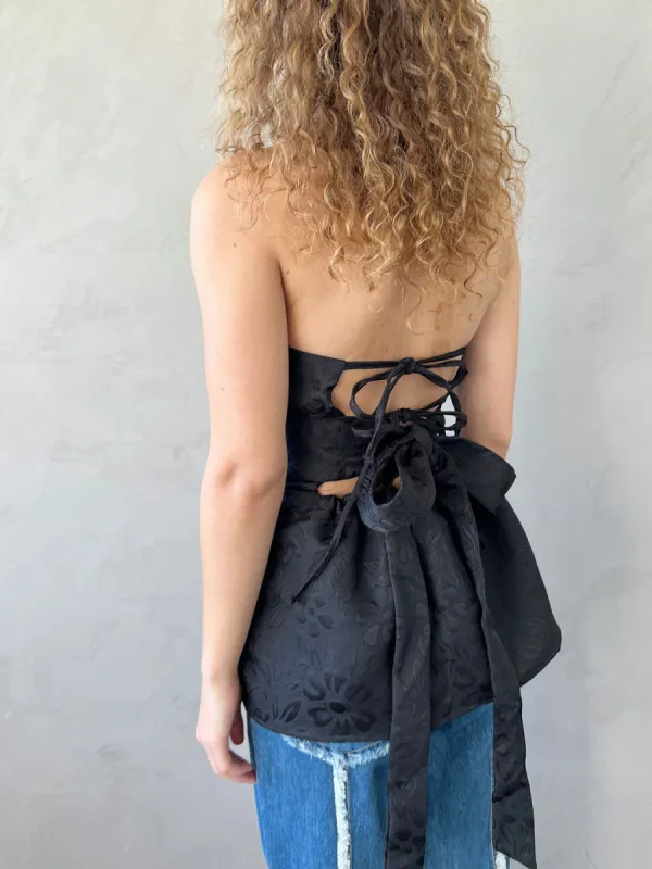 Cecile Top - Black sold by Lisa Says Gah