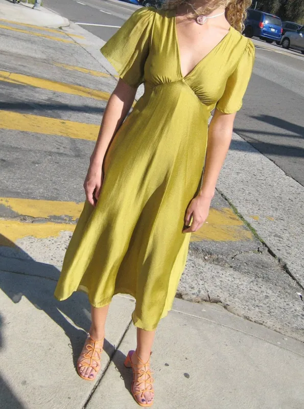 Grace Dress - Chartreuse sold by Lisa Says Gah
