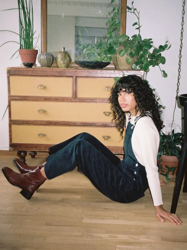 Lucy Overall - Navy Corduroy made by Lisa Says Gah