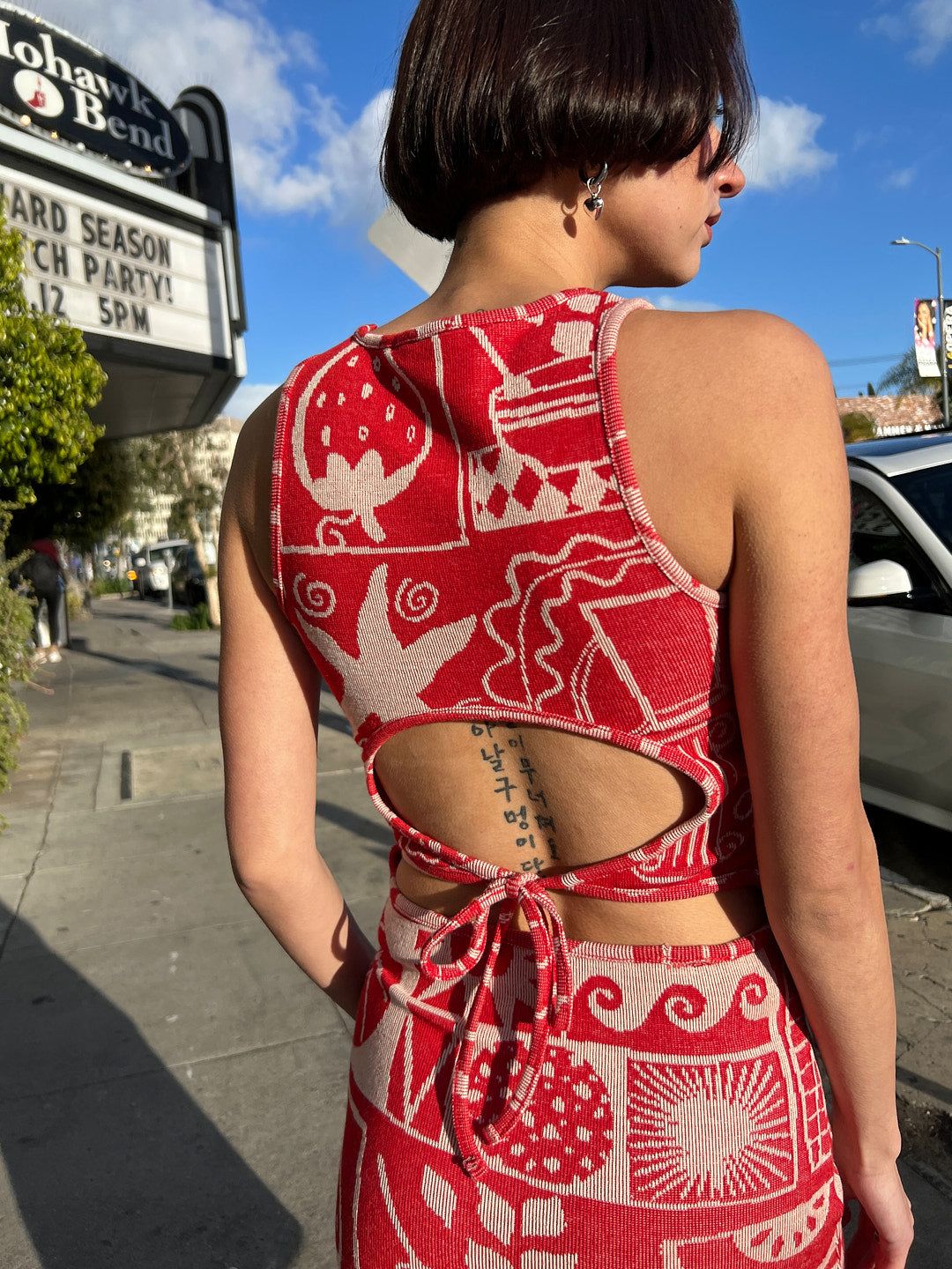 Ari Cut Out Dress - Red sold by Lisa Says Gah product image thumbnail 2