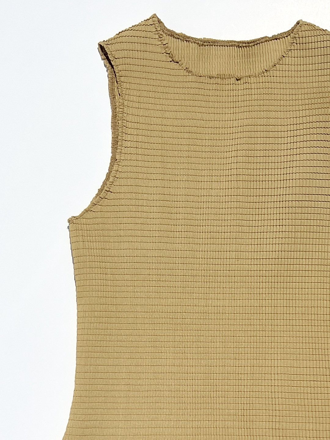 Simple Pleat Tank - Beige Square sold by Lisa Says Gah product image thumbnail 5