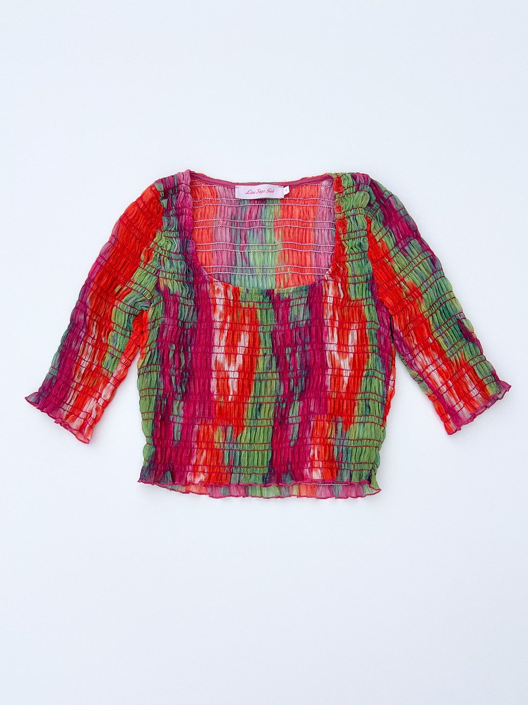 Lady Smocked Top - Summerburst sold by Lisa Says Gah product image thumbnail 2
