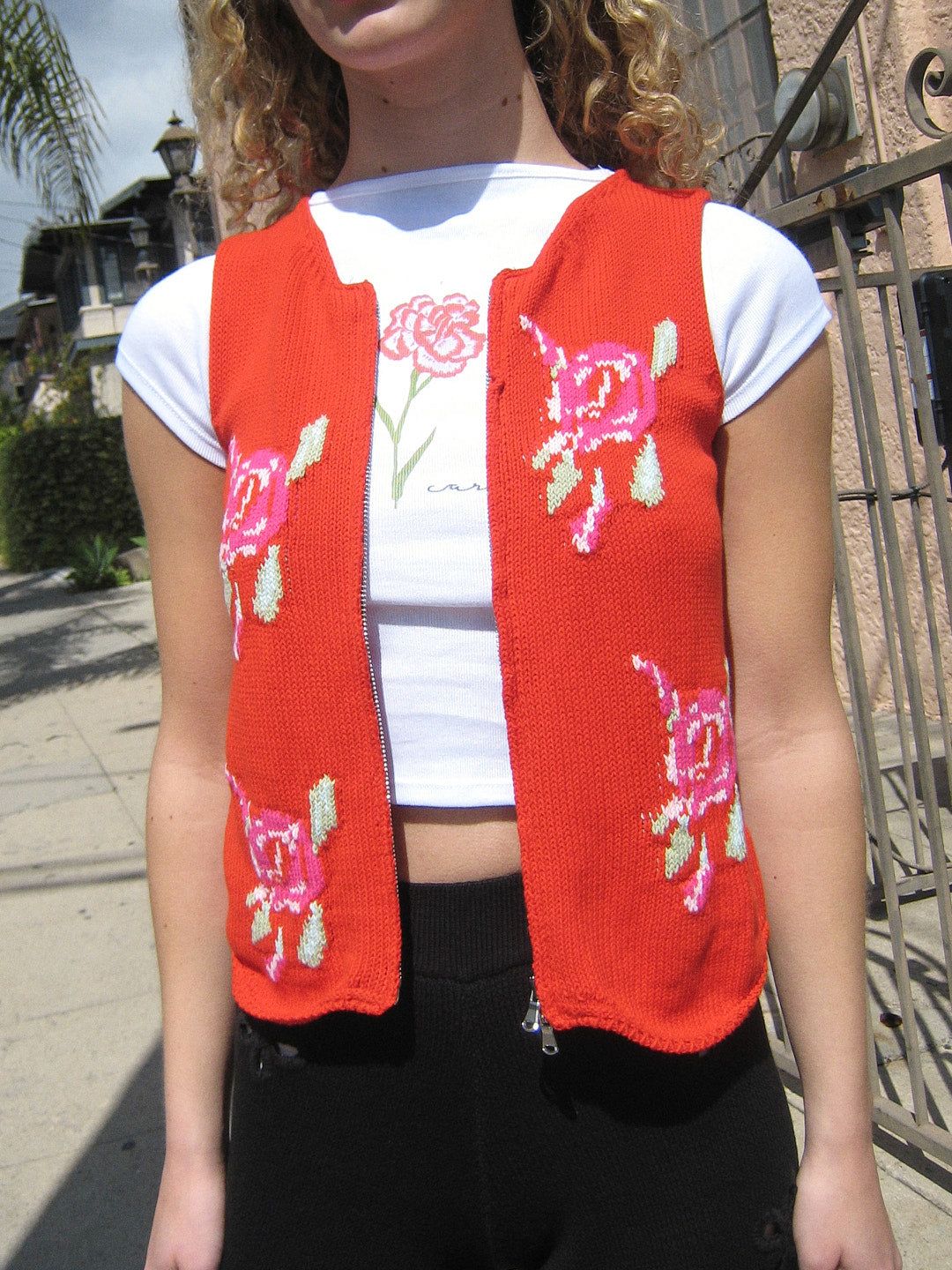 Onika Jacquard Top - Red sold by Lisa Says Gah