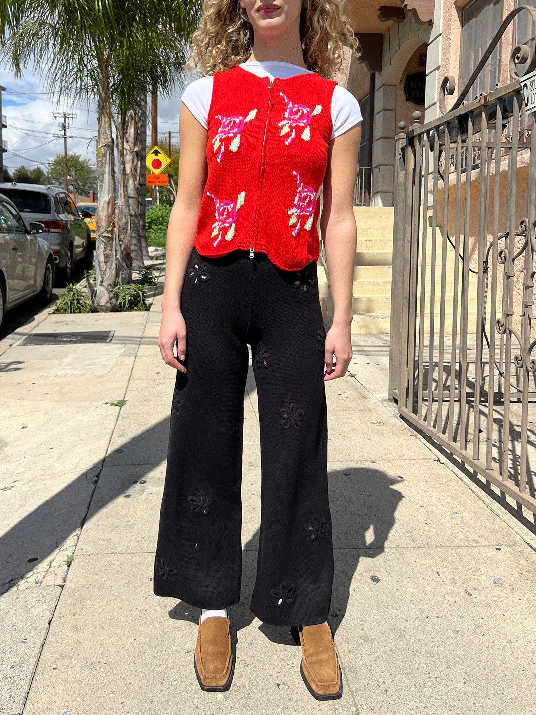 Onika Jacquard Top - Red sold by Lisa Says Gah product image thumbnail 5