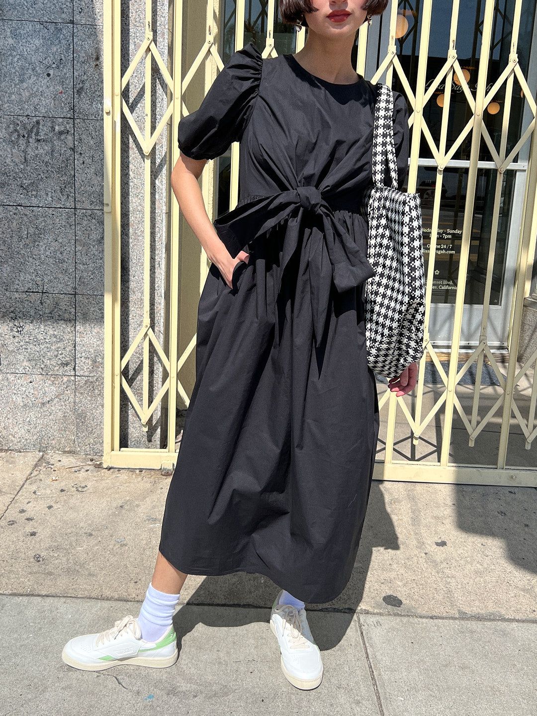Penelope Midi Dress - Black sold by Lisa Says Gah