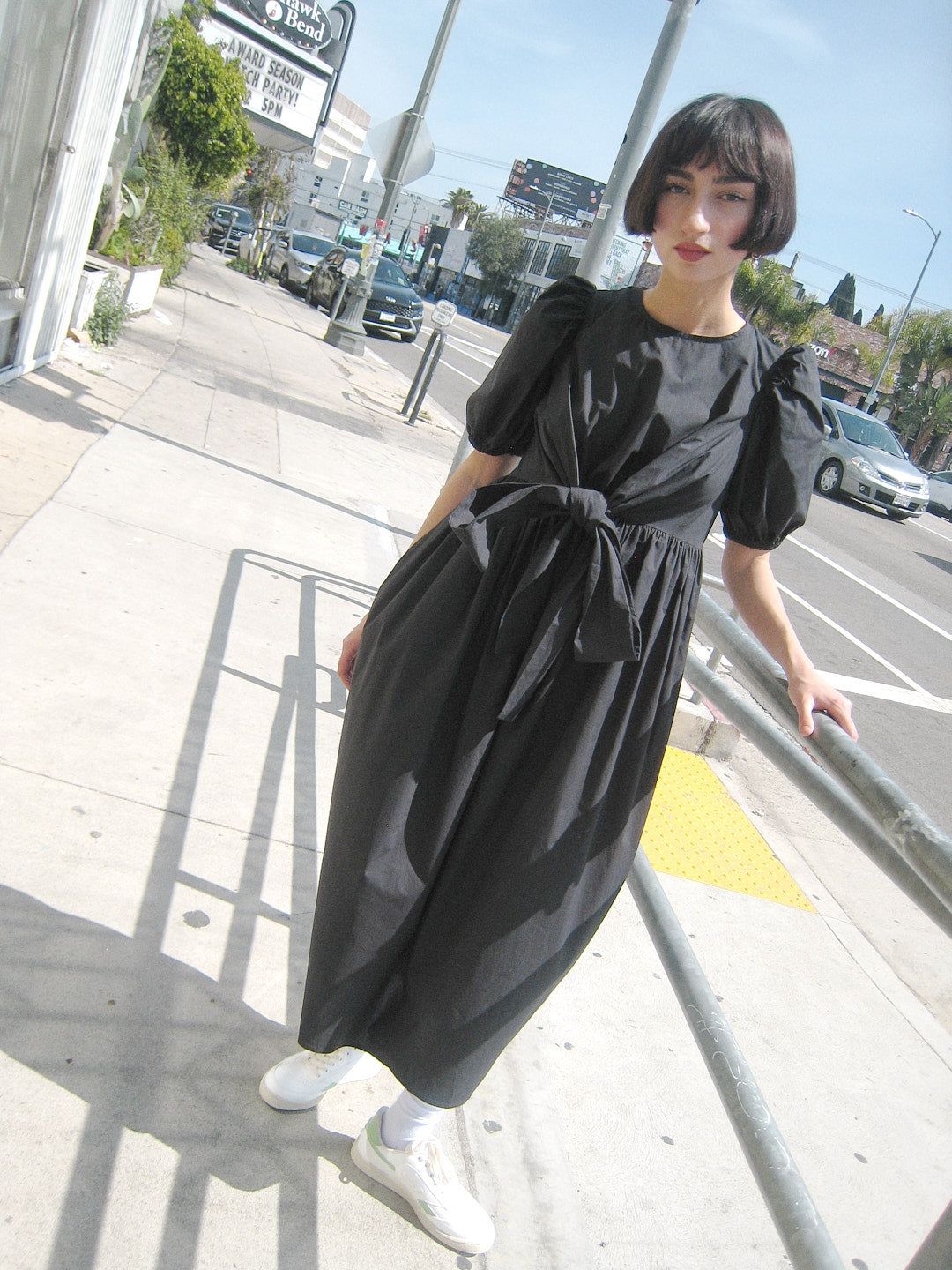 Penelope Midi Dress - Black sold by Lisa Says Gah product image thumbnail 3