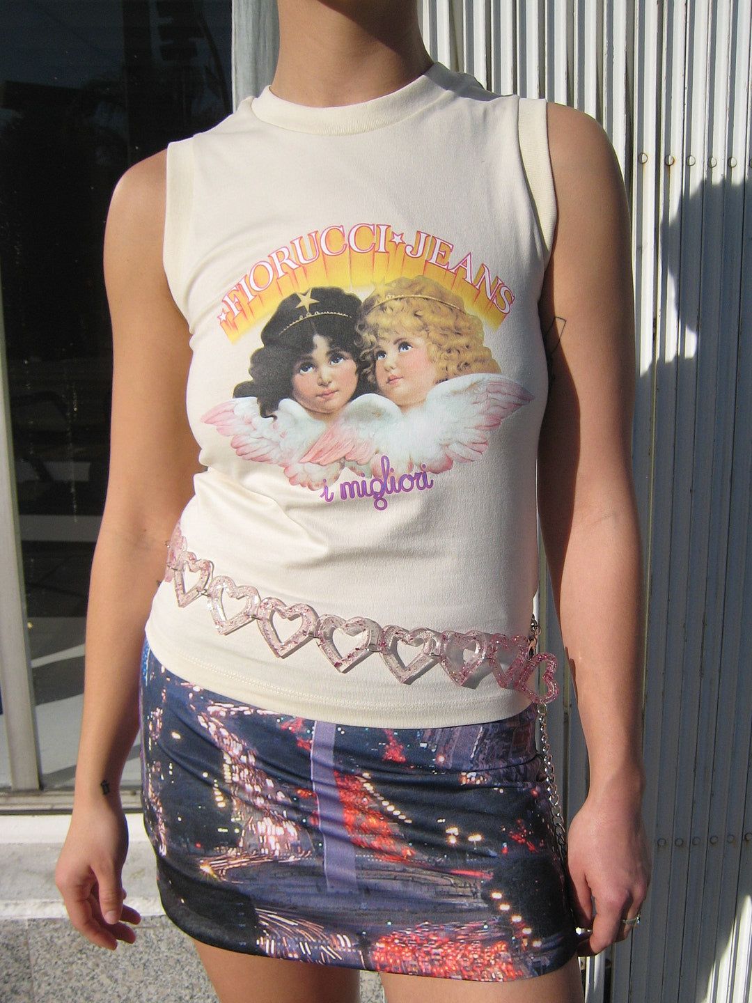 Angel Vest Top - White sold by Lisa Says Gah