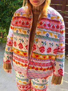 Phoebe Jacket - Snow Fair Isle sold by Lisa Says Gah