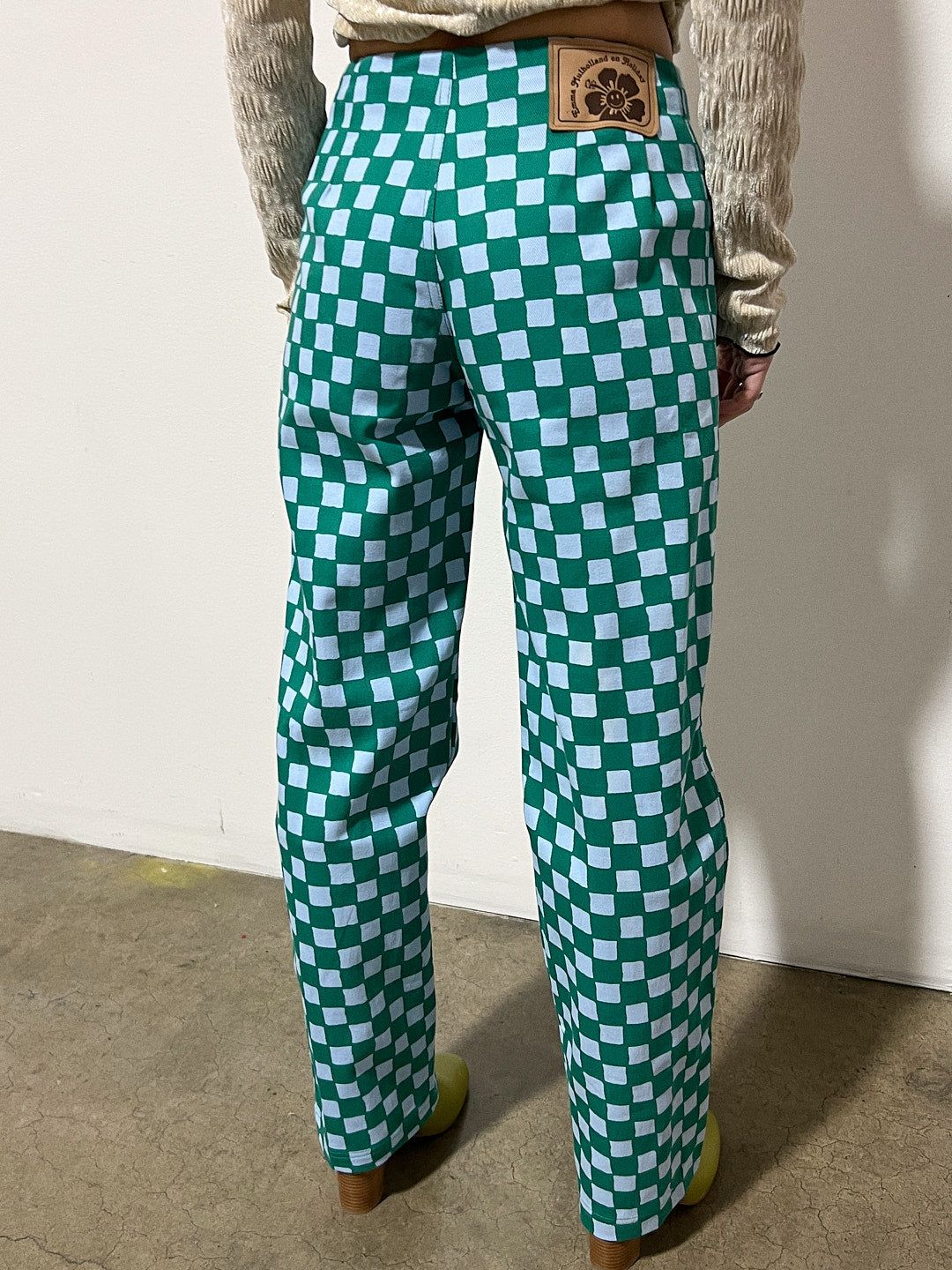 Kokomo Pant - Blue/Green Check sold by Lisa Says Gah product image thumbnail 4