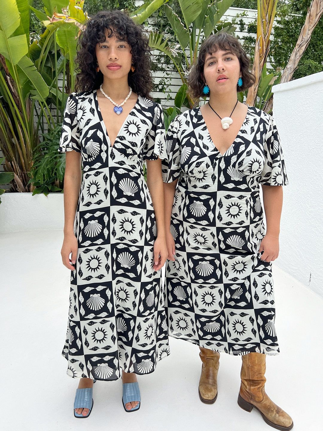 Grace Dress - Warm Sun Black/Ivory sold by Lisa Says Gah product image thumbnail 2