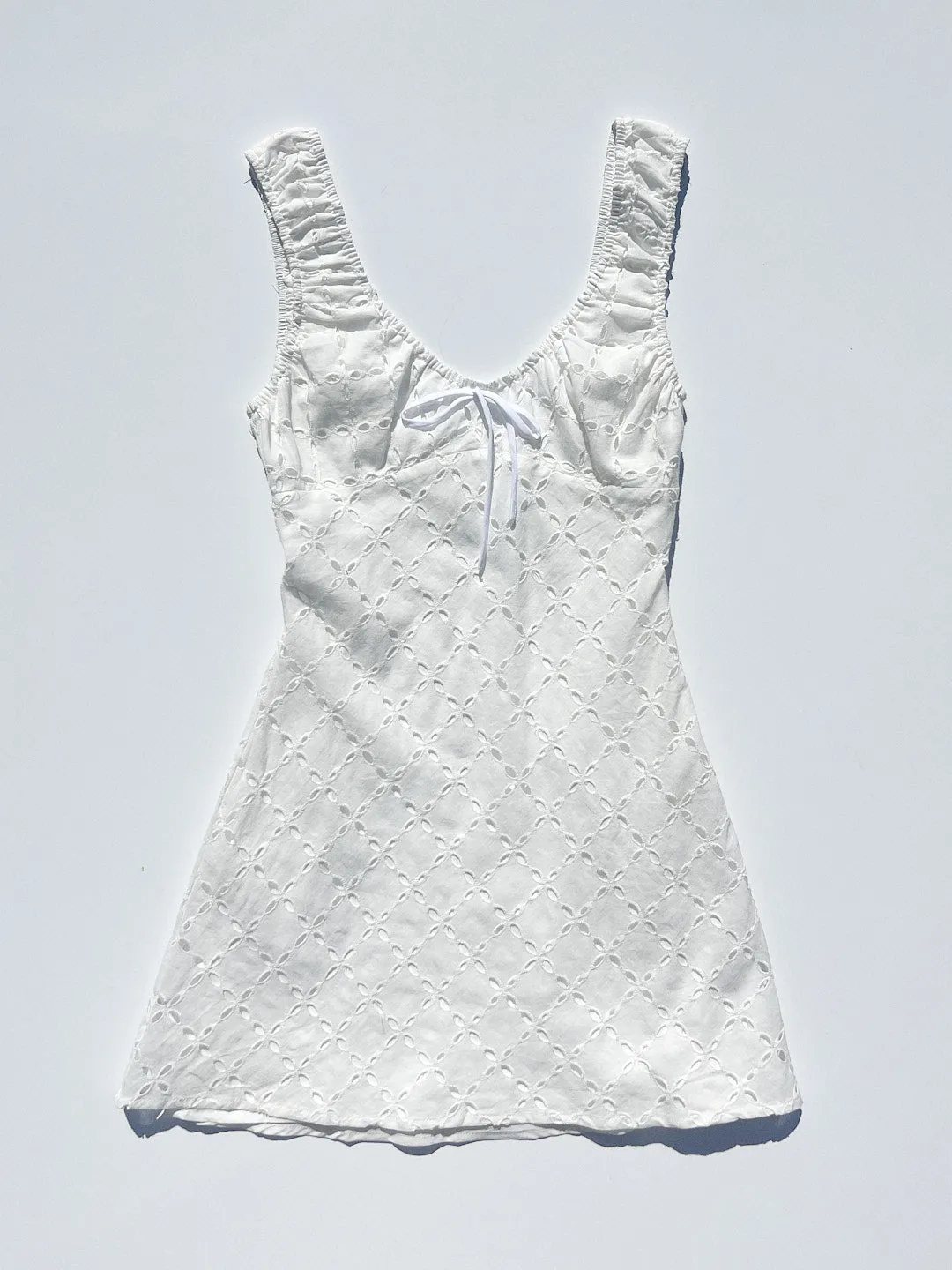 Cedar Eyelet Dress - White sold by Lisa Says Gah product image thumbnail 2
