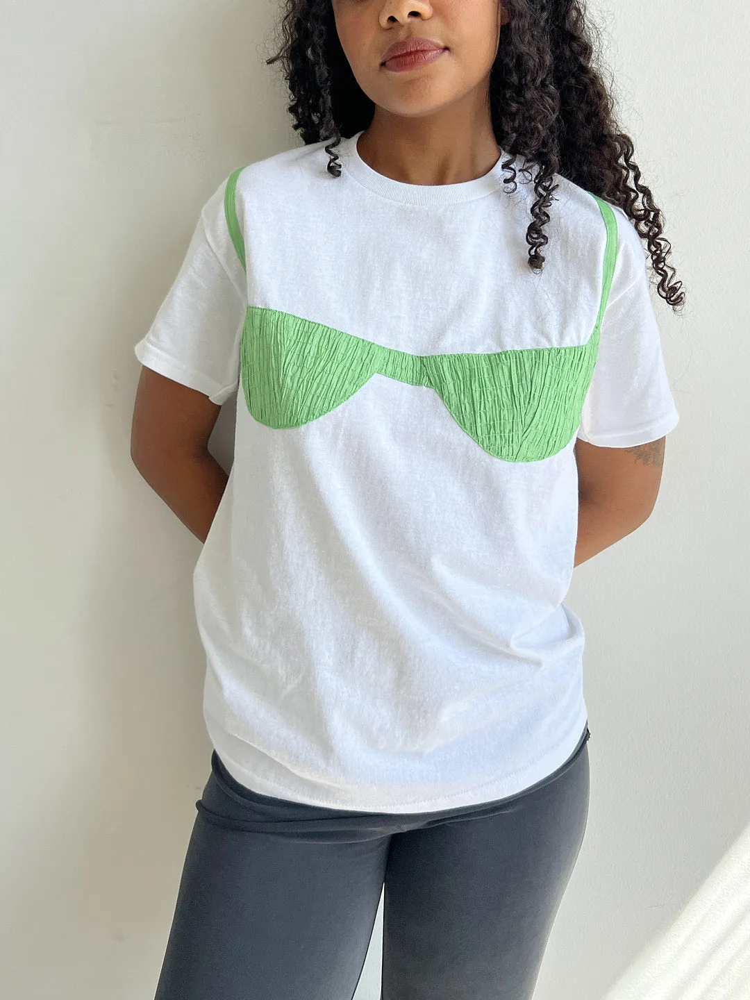 Florida Woman Applique Tee - Grass Green sold by Lisa Says Gah product image thumbnail 2