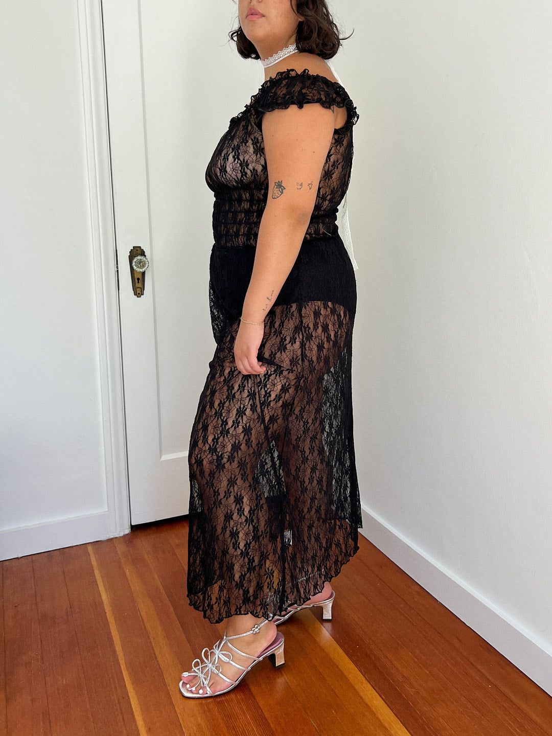 Annie Dress - Caviar Lace sold by Lisa Says Gah product image thumbnail 5