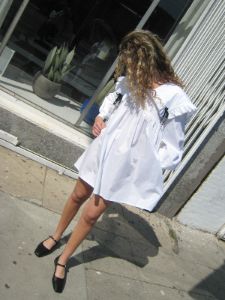 Mini Sailor Dress - White sold by Lisa Says Gah