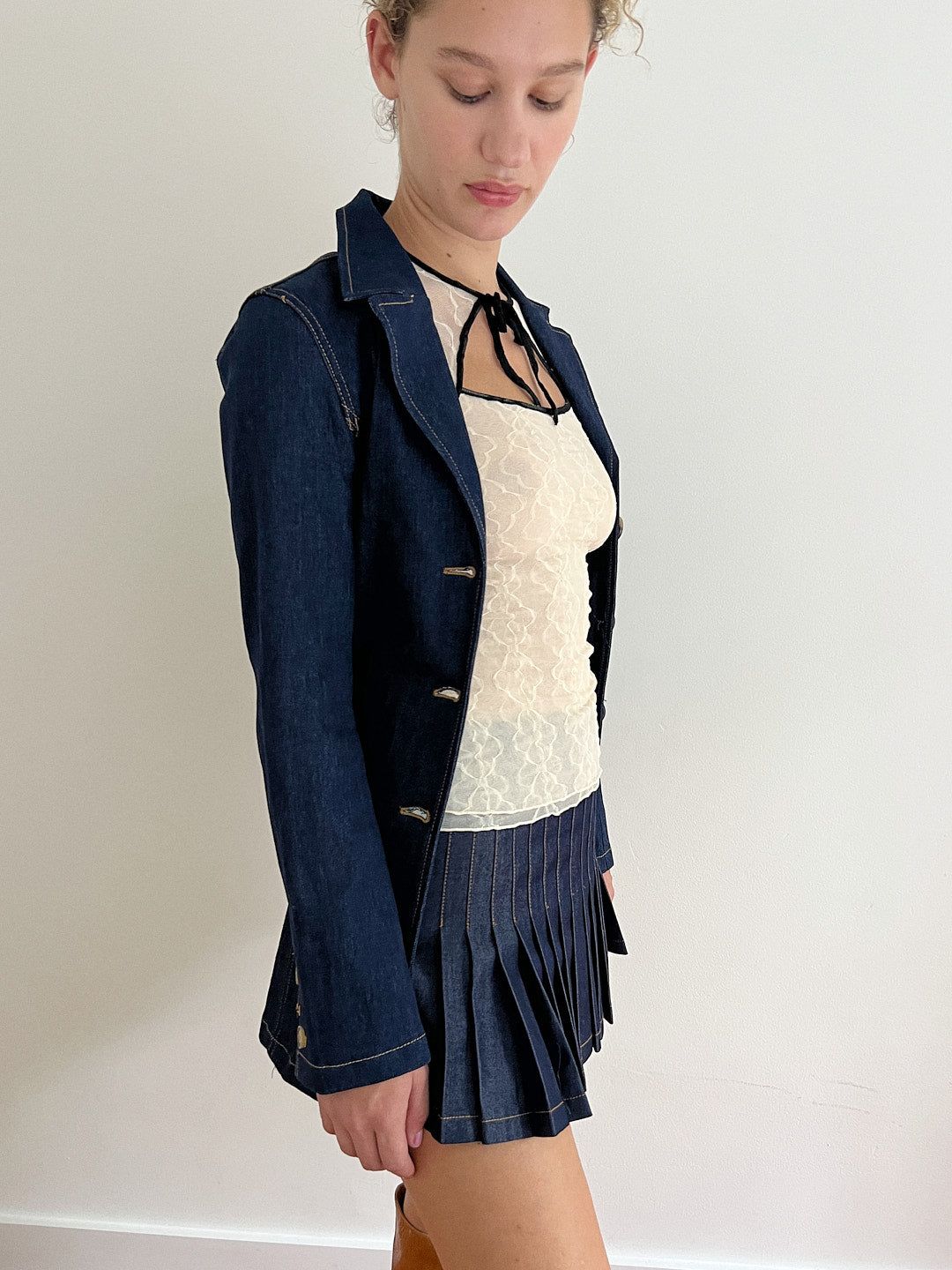 Emilio Trench - Indigo sold by Lisa Says Gah product image thumbnail 5