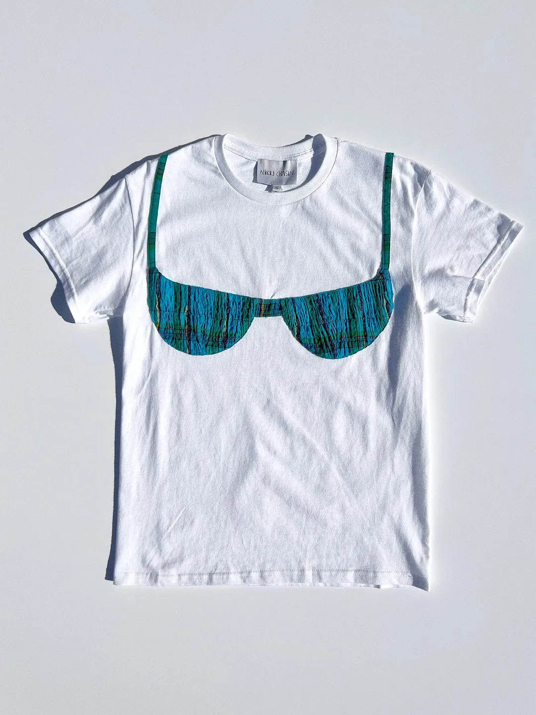 Florida Woman Applique Tee - Blue Gingham sold by Lisa Says Gah product image thumbnail 3