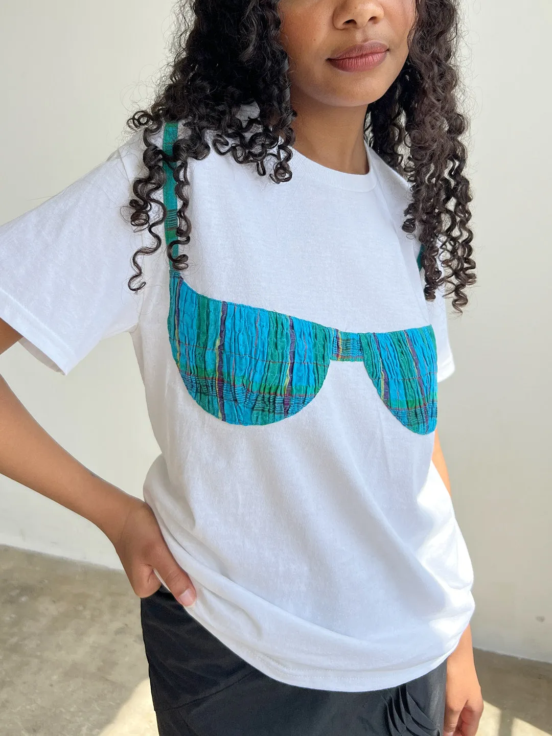 Florida Woman Applique Tee - Blue Gingham sold by Lisa Says Gah product image thumbnail 4