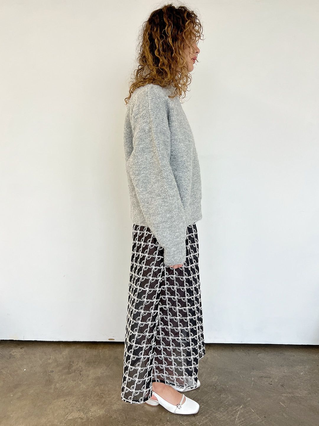 Andre Sweater - Heather Grey sold by Lisa Says Gah product image thumbnail 5