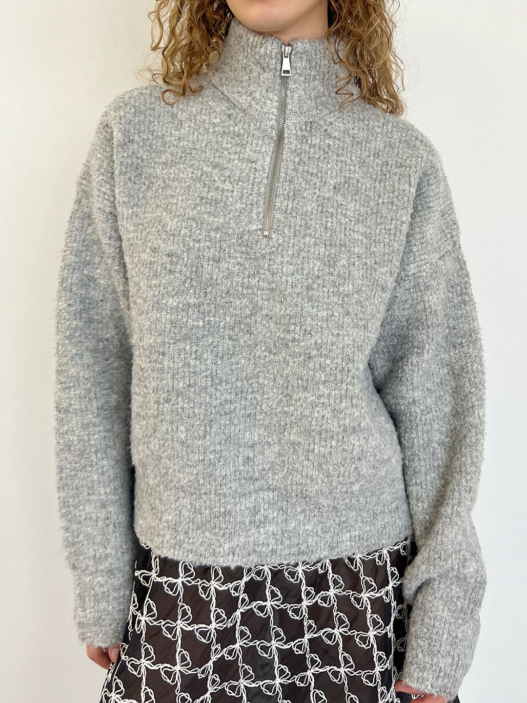 Andre Sweater - Heather Grey sold by Lisa Says Gah product image thumbnail 3