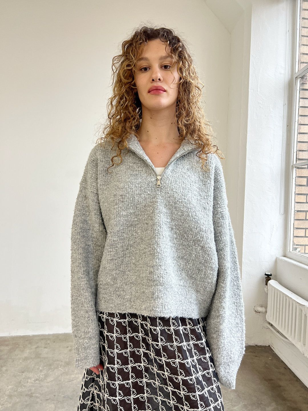 Andre Sweater - Heather Grey sold by Lisa Says Gah product image thumbnail 4