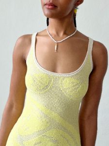 Lemons On a Plate Knit Dress - Limoncello sold by Lisa Says Gah