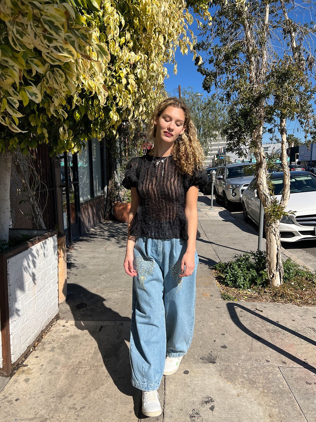 Petra Blouse - Black Ruffle sold by Lisa Says Gah product image thumbnail 5