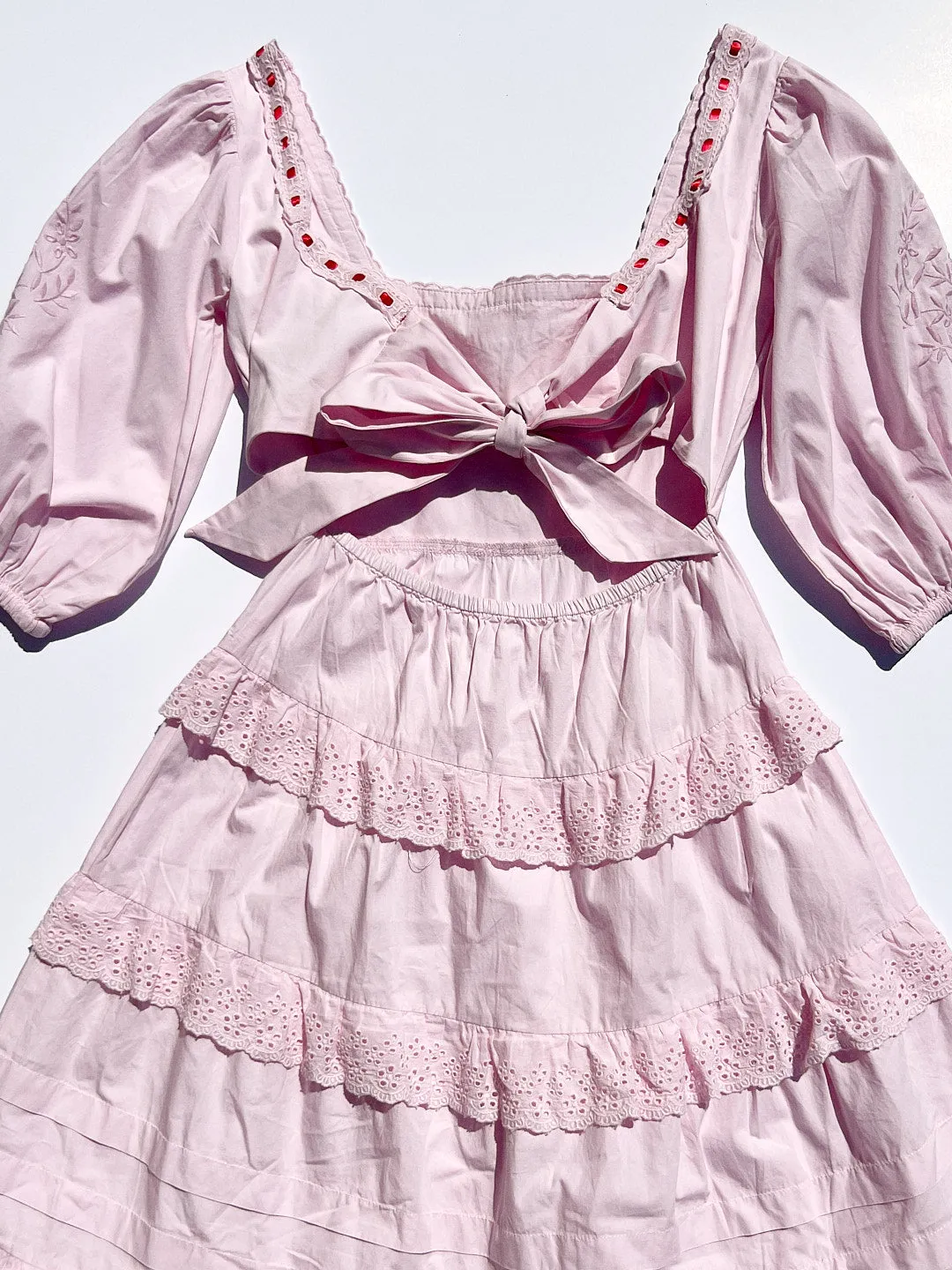 Rebecca Bow Dress - Pink sold by Lisa Says Gah product image thumbnail 5