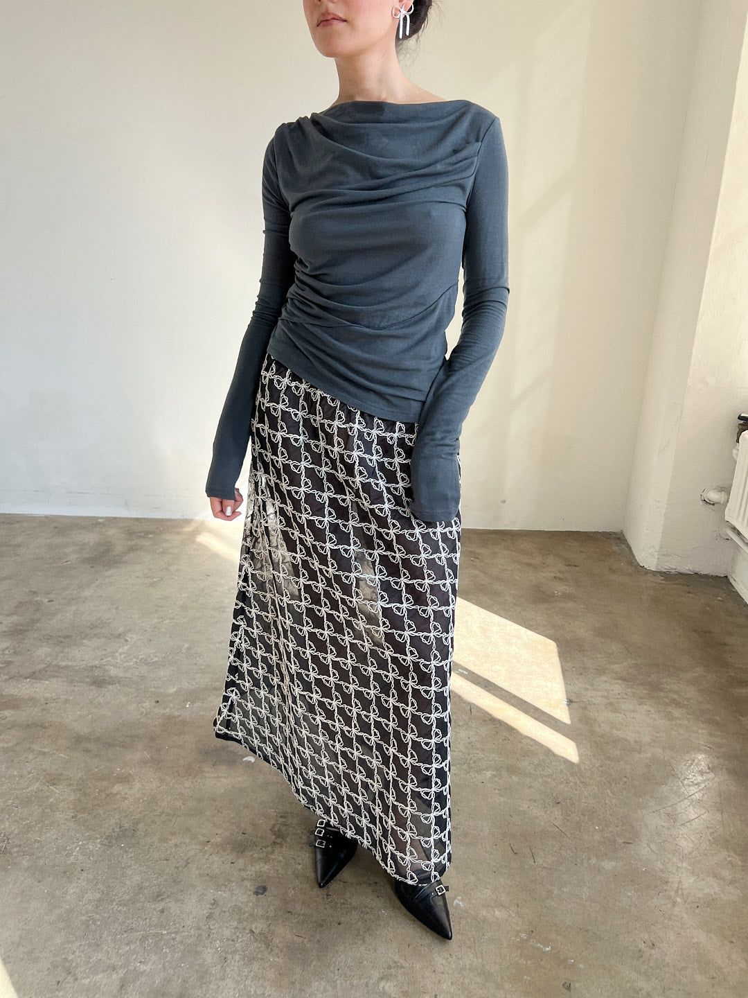 Drew Top - Gloom sold by Lisa Says Gah product image thumbnail 5