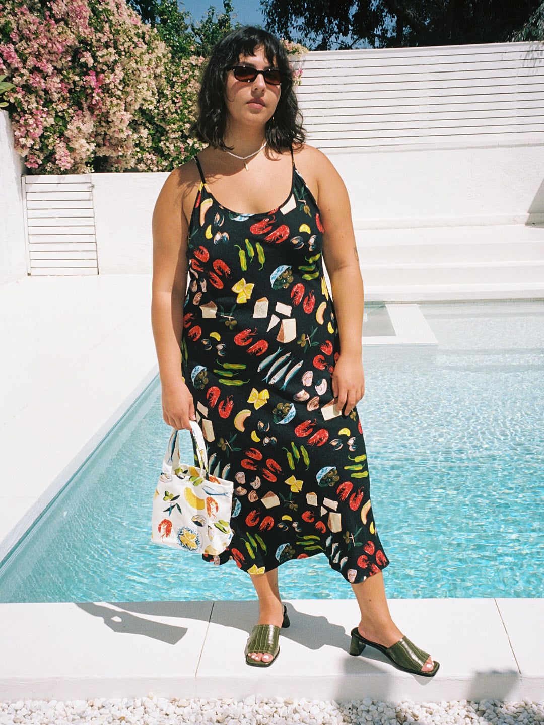 Sofia Slip Dress - Tapas Black sold by Lisa Says Gah