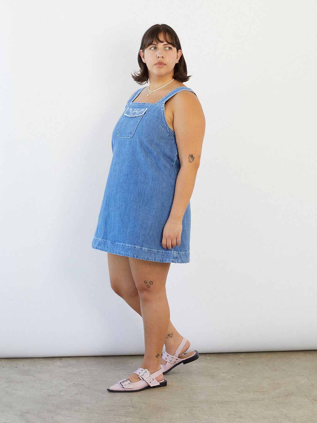 Nancy Denim Dress - Denim sold by Lisa Says Gah product image thumbnail 2