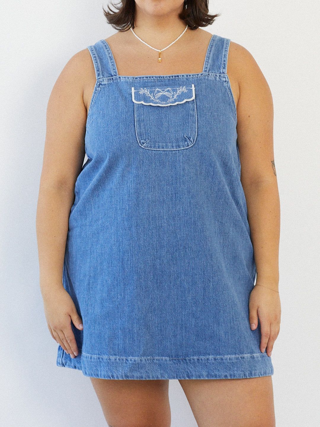 Nancy Denim Dress - Denim sold by Lisa Says Gah product image thumbnail 3