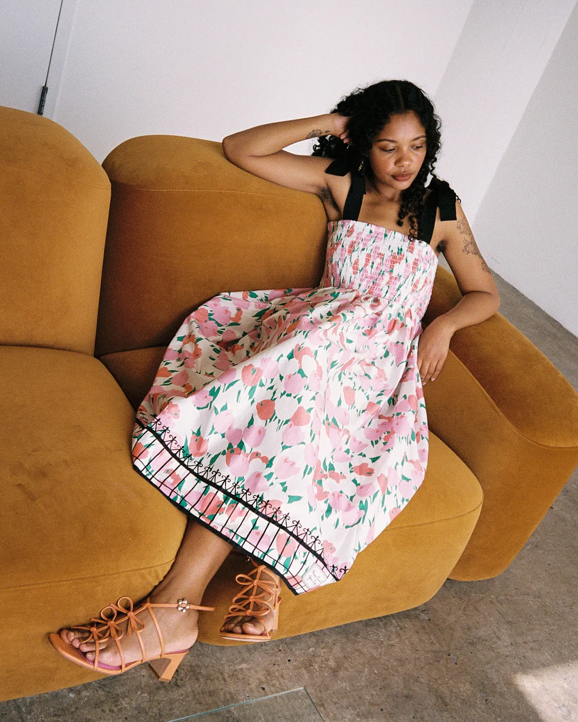 Mindy Smocked Dress - Curb Your Dog sold by Lisa Says Gah product image thumbnail 5