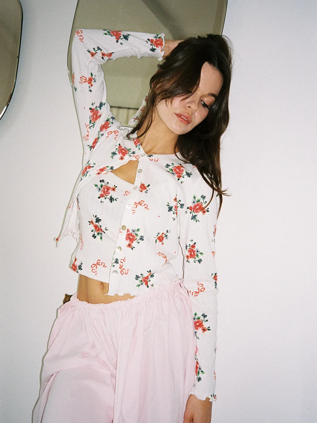 Poppy Cardi - Pointelle Bouquet sold by Lisa Says Gah product image thumbnail 3