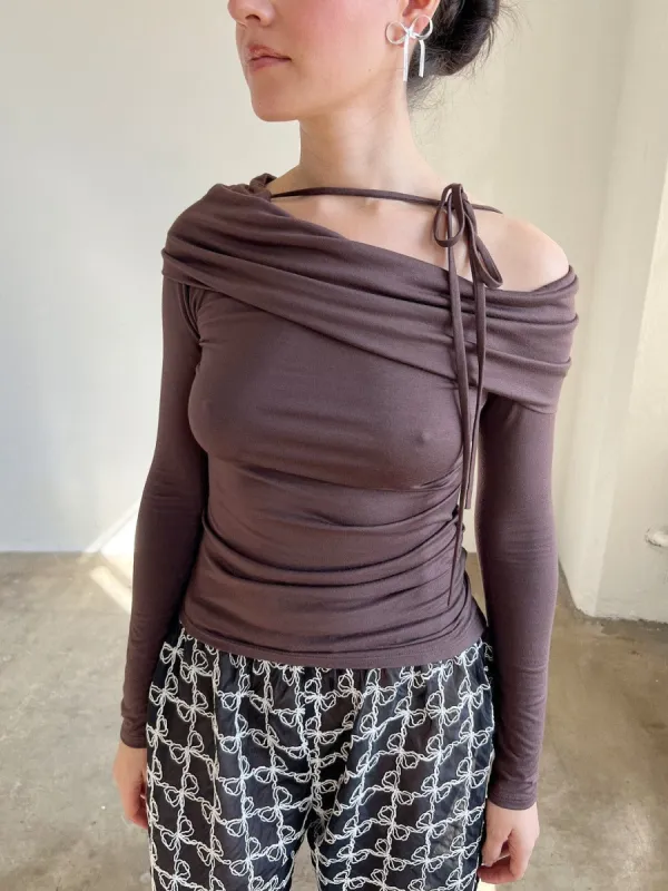 Leo Top - Brown sold by Lisa Says Gah