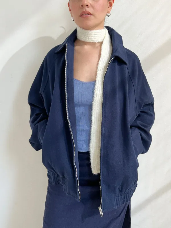 Beau Bomber Jacket - Navy sold by Lisa Says Gah