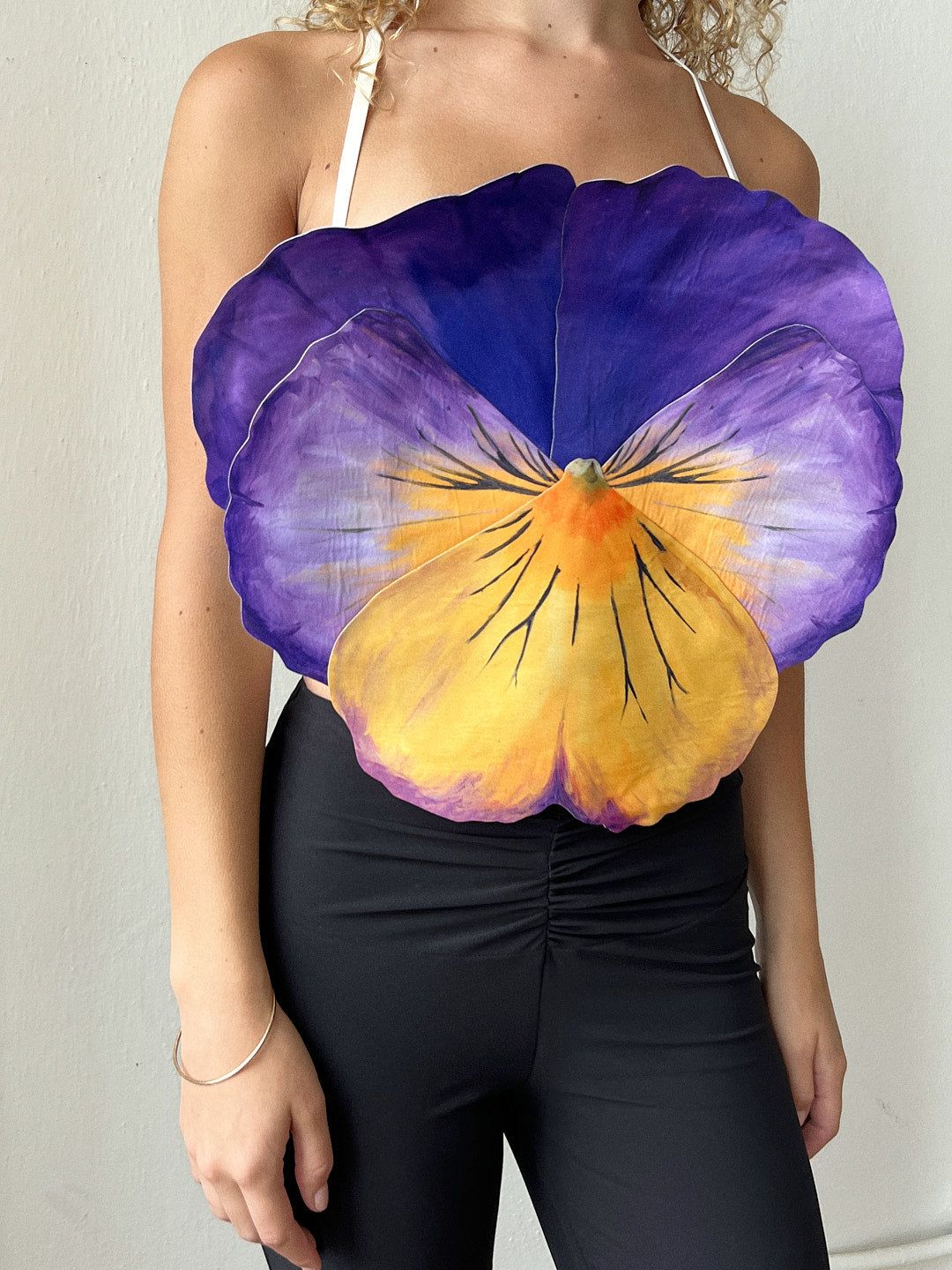 Flower Top - Purple Pansy sold by Lisa Says Gah