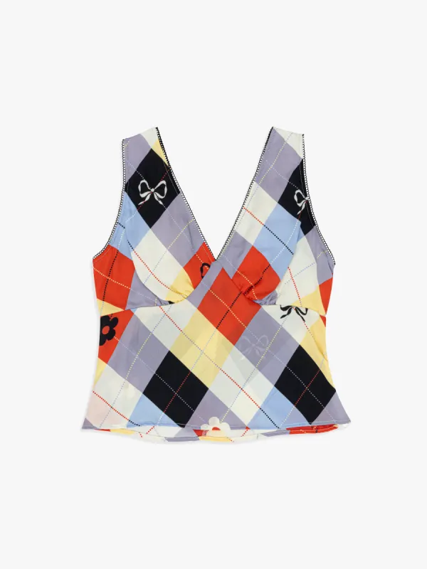 Lia Top - Cirque Argyle sold by Lisa Says Gah