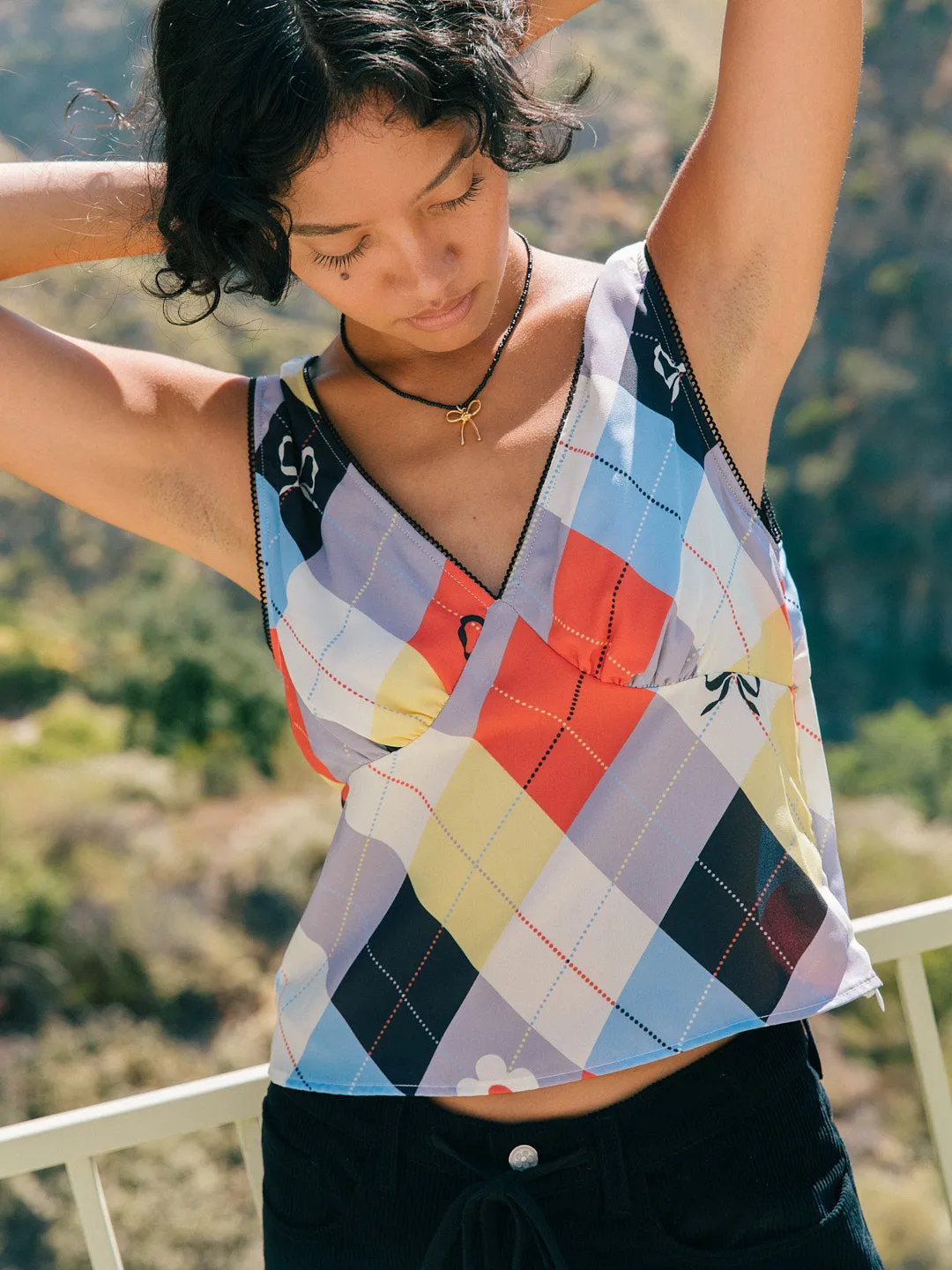 Lia Top - Cirque Argyle sold by Lisa Says Gah product image thumbnail 2