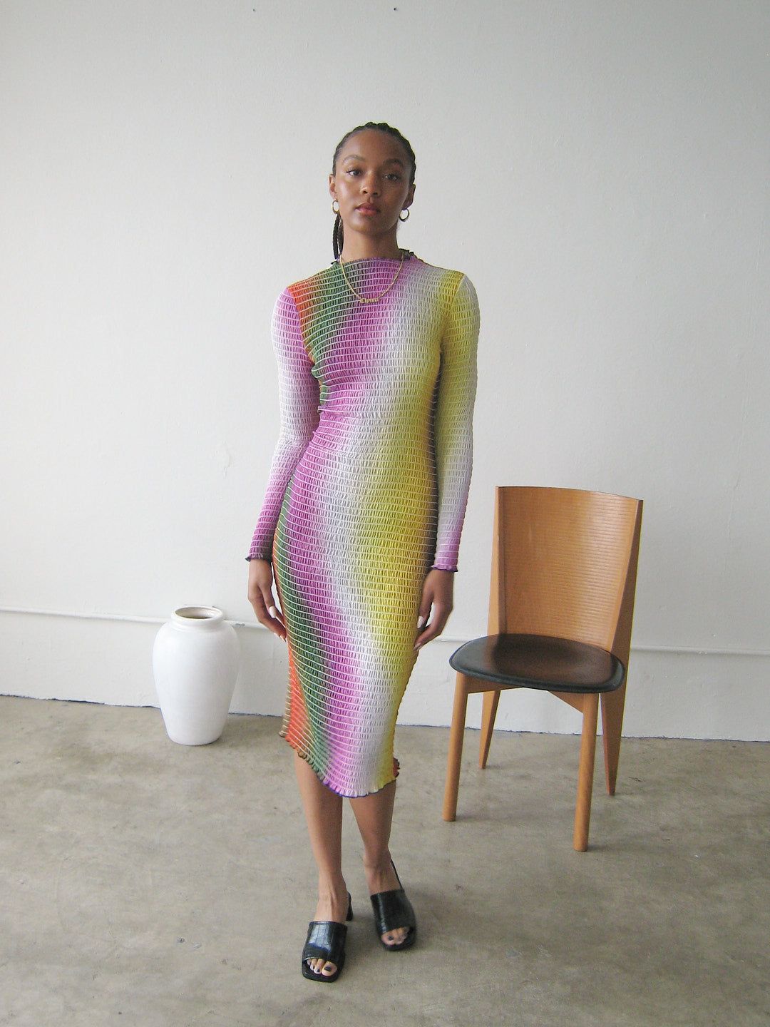 Lucia Dress - Rainbow Gradient sold by Lisa Says Gah product image thumbnail 4